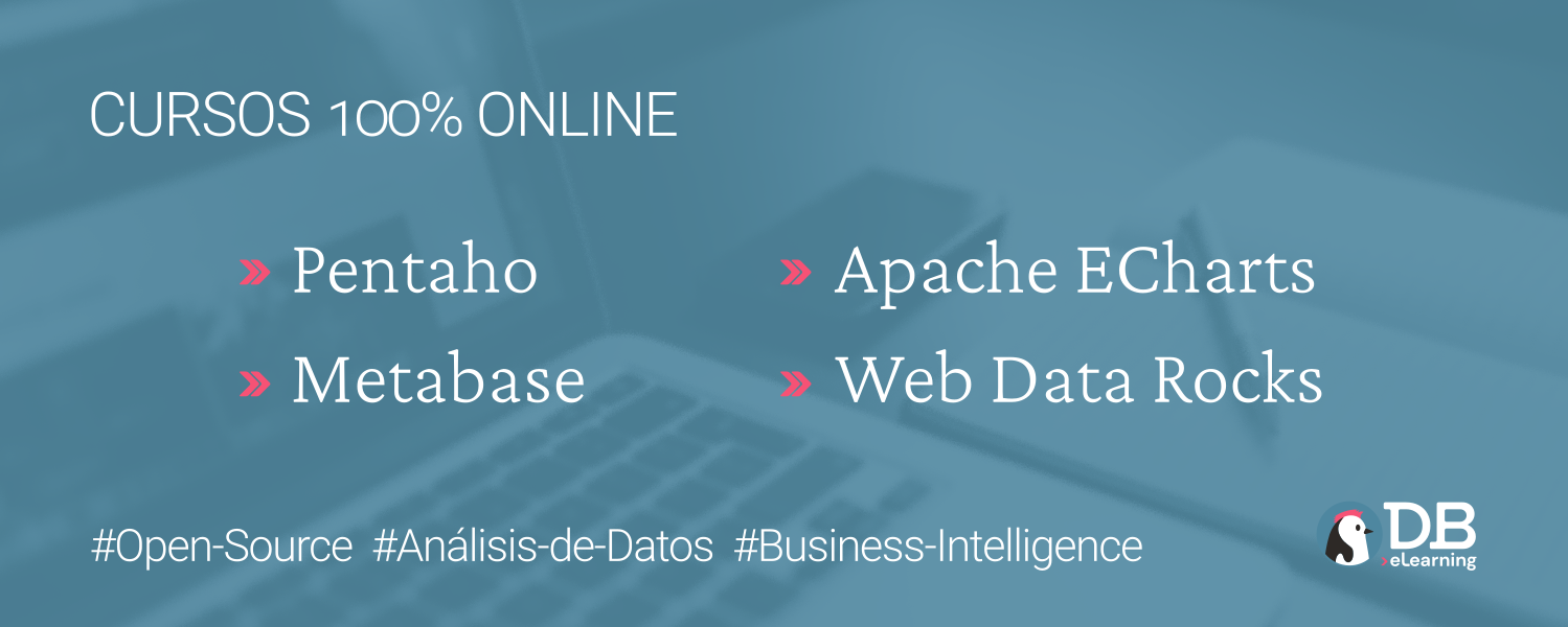 cursos pentaho metabase apache echarts web data rocks online